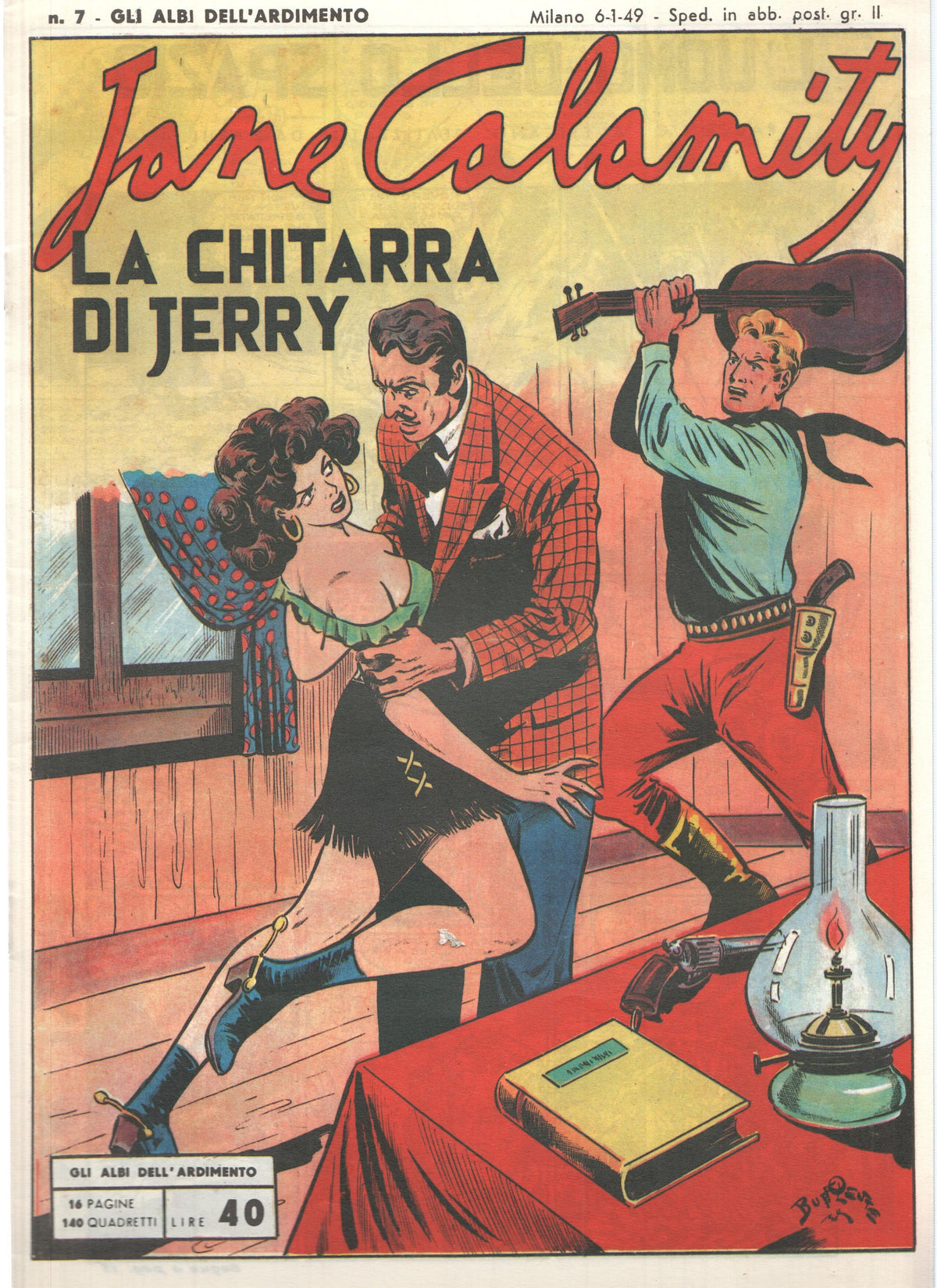 JANE CALAMITY, Numero 07: La Chitarra di Jerry (Subalpino 06-01-1949)