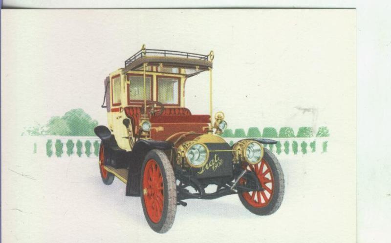 Postal 0004:  coche: Fiat 12/16 HP - 1908
