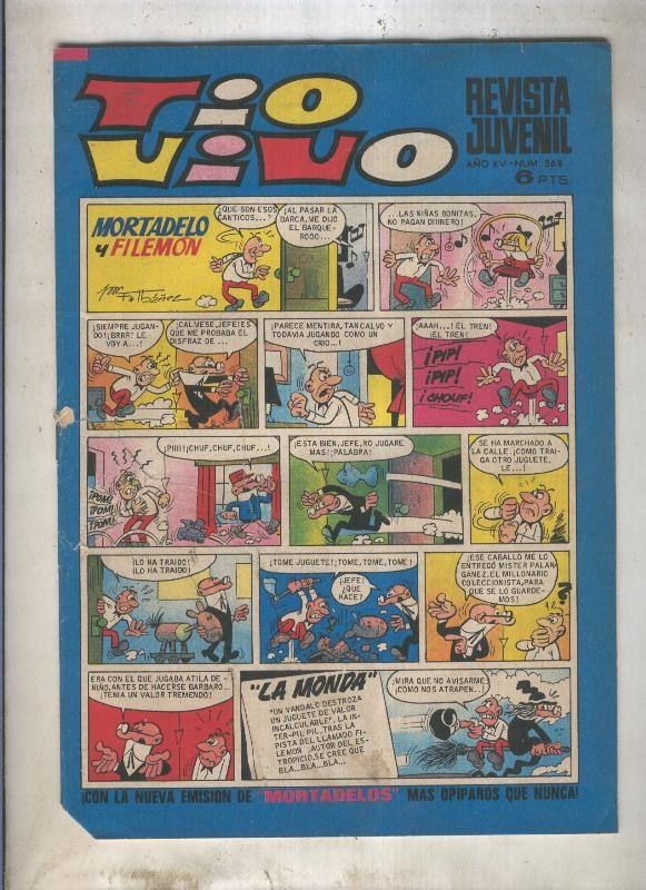 Tio Vivo segunda epoca numero 0568 (numerado 2 en trasera)