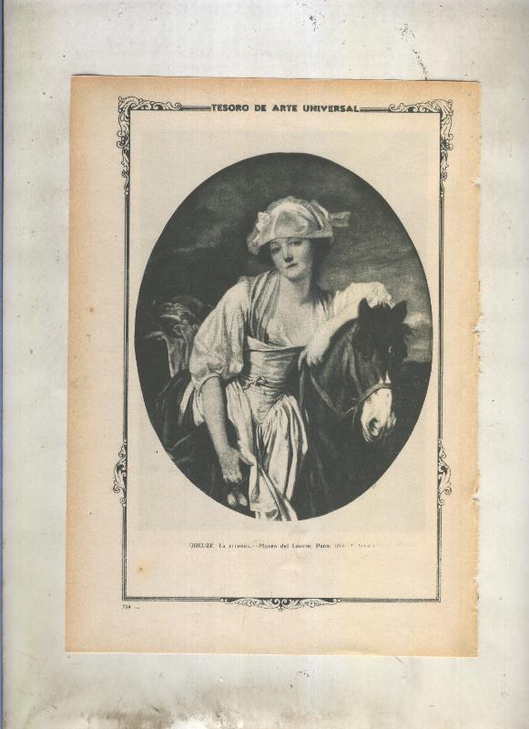 Lamina 060: La lechera de Greuze