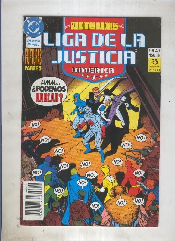 Liga de la Justicia America numero 49 (numerado 2 en trasera)