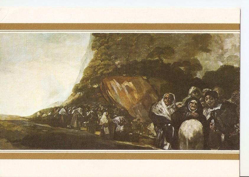 Postal 035164 : Goya. Peregrinacion a la Fuente de San Isidro