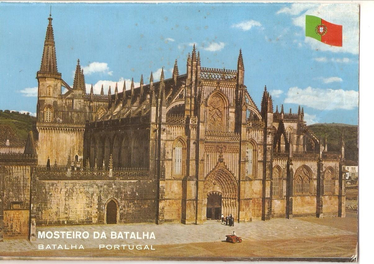 Postal 038209 : Batalha (Portugal). Monastery - fachada principal (Poente)