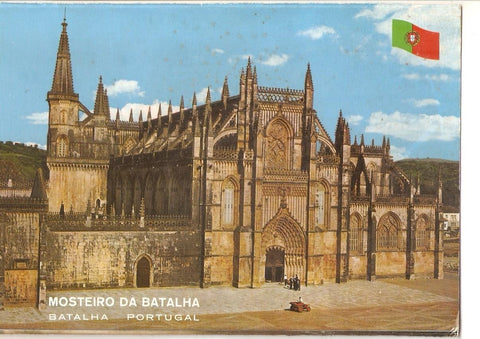Postal 038209 : Batalha (Portugal). Monastery - fachada principal (Poente)