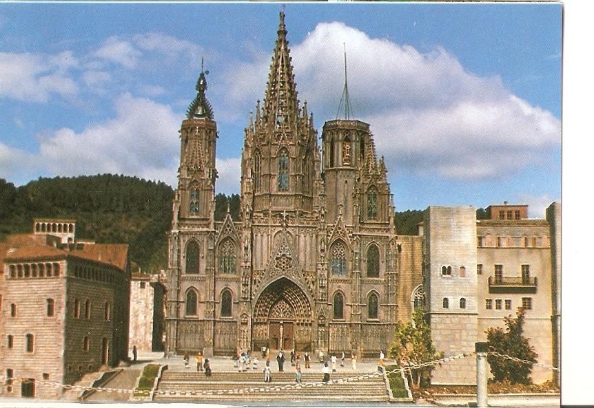 Postal 038811 : Catedral de Barcelona. Segle XII al XVI - Estil Gotic i Medieval