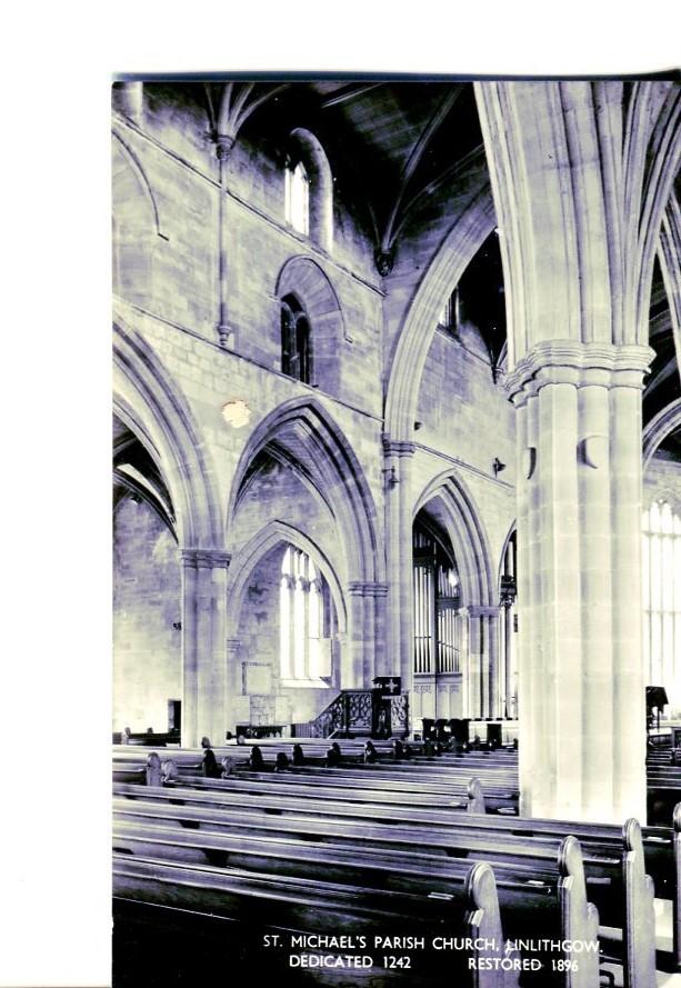 Postal 16431: LINLITHGOW Michael Parish Church