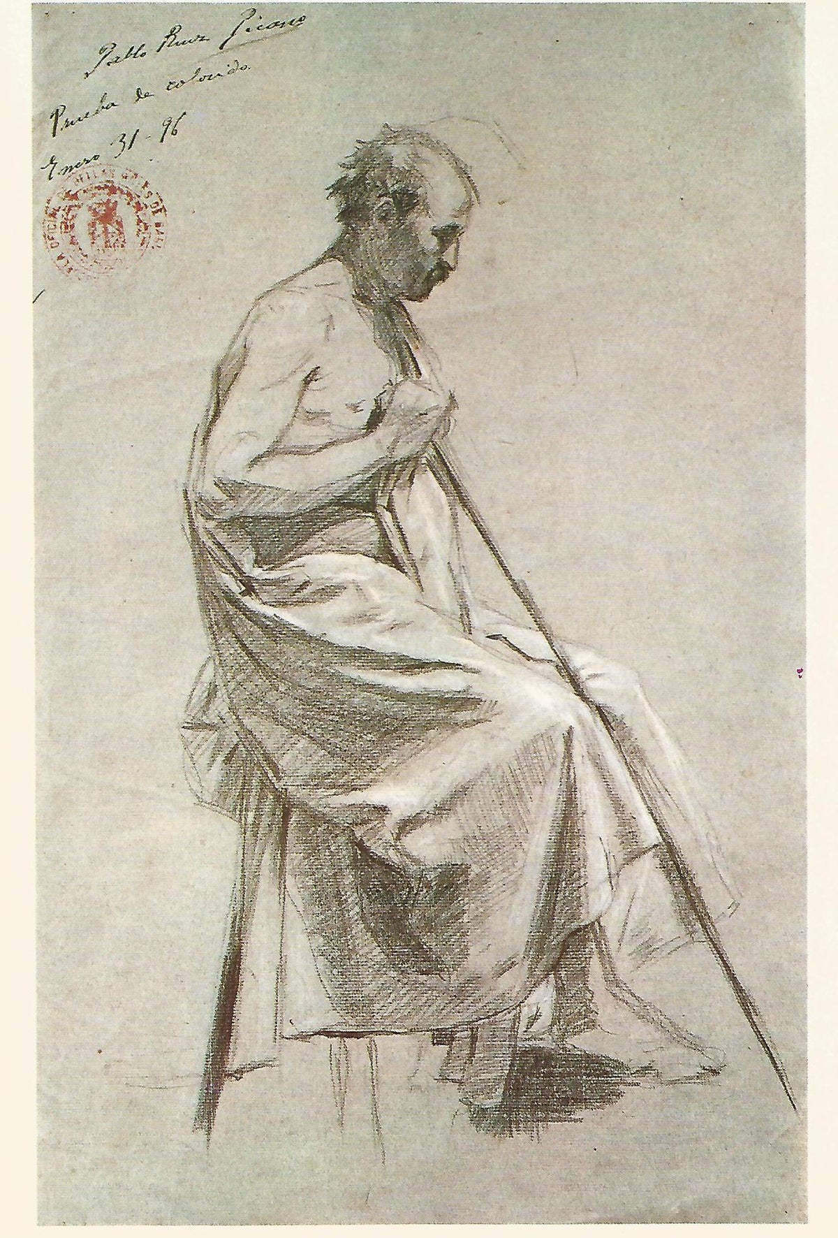 Lamina 039: Picasso. Academia