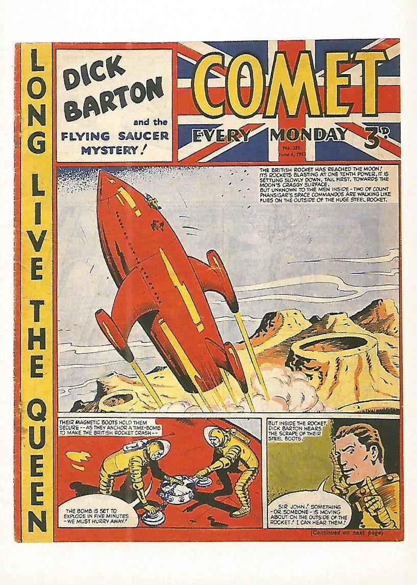 Postal 52721: DICK BARTON. Coleccion SPACE ACES