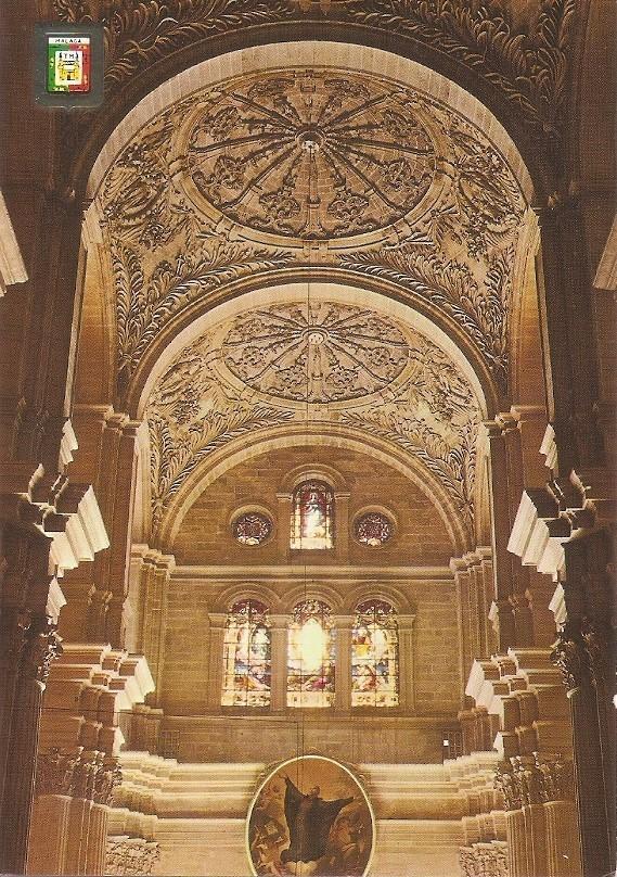 Postal 034564 : Malaga (Costa del Sol). Catedral interior