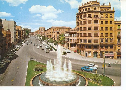 Postal 049903 : Lerida. Plaza de Cataluña y Paseo de Aragon