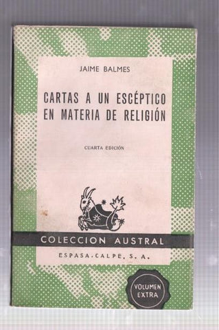 Austral numero 35: Cartas a un esceptico en materia de religion