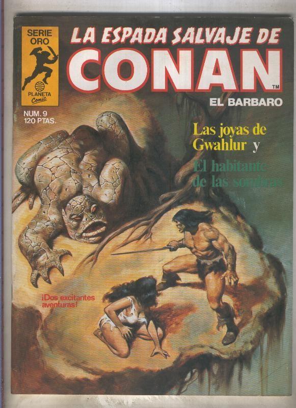 La Espada Salvaje de Conan primera edicion numero 009 (numerado 3 en trasera)