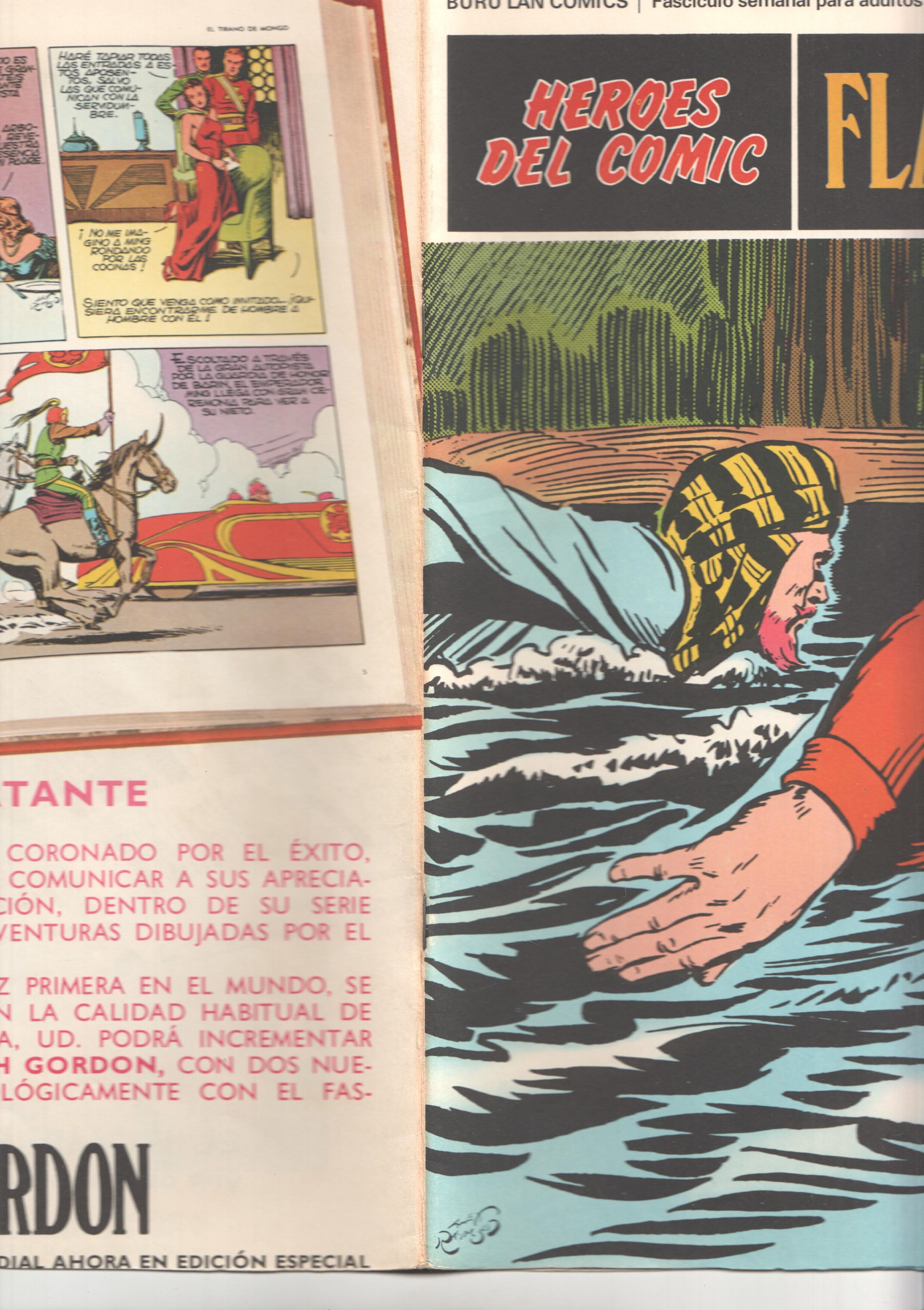 Flash Gordon de Burulan numero 021 (numerado 3 en trasera): Persecucion implacable