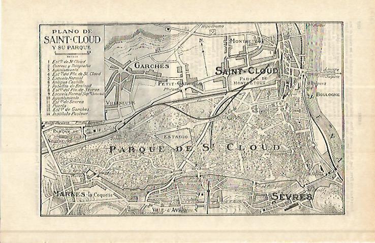 LAMINA ESPASA 17171: Plano de Saint Cloud 