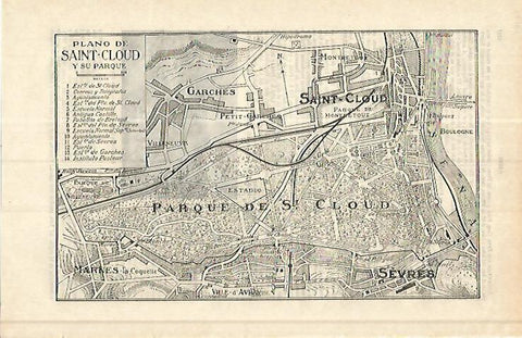 LAMINA ESPASA 17171: Plano de Saint Cloud 