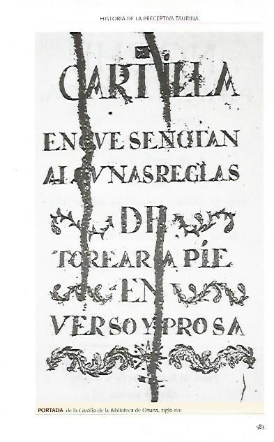LAMINA COSSIO 50009: Portada de la Cartilla de la Biblioteca de Osuna