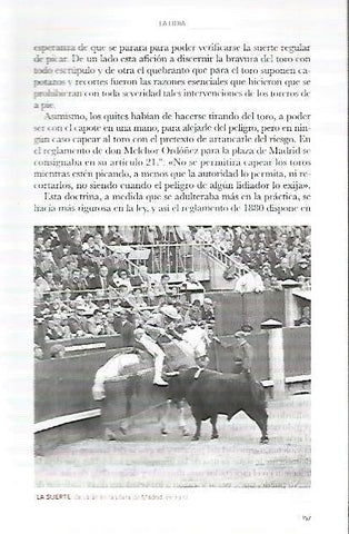 LAMINA COSSIO 50116: Suerte de varas en Madrid en 1972