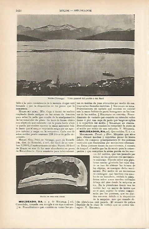 LAMINA ESPASA 5328: Vista general de Molde Noruega
