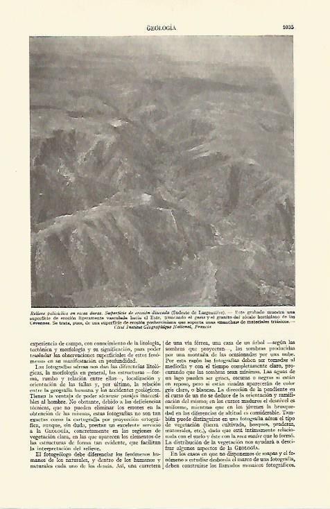 LAMINA ESPASA 21813: Rocas del Sudeste de Largentiere