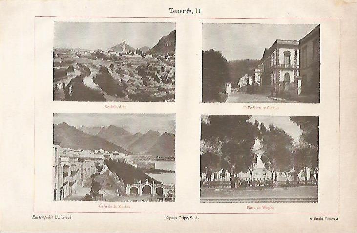 LAMINA ESPASA 2745: Panoramicas de Tenerife