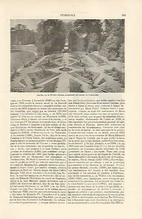 LAMINA ESPASA 15684: Jardin de la Wilton House