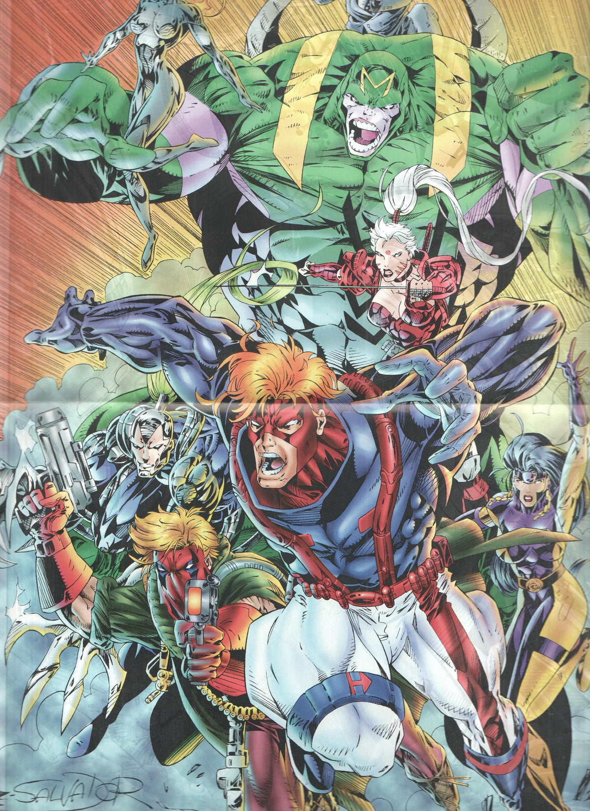 Poster: WILDSTORM Poster: Numero 15 y 16 (World Comics 1996)