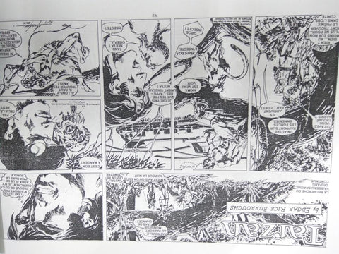 TARZAN, Pages Du Dimanche (MIKE GRELL), Pages Du Dimanche: 03-01-1982 al 27-02-1983.