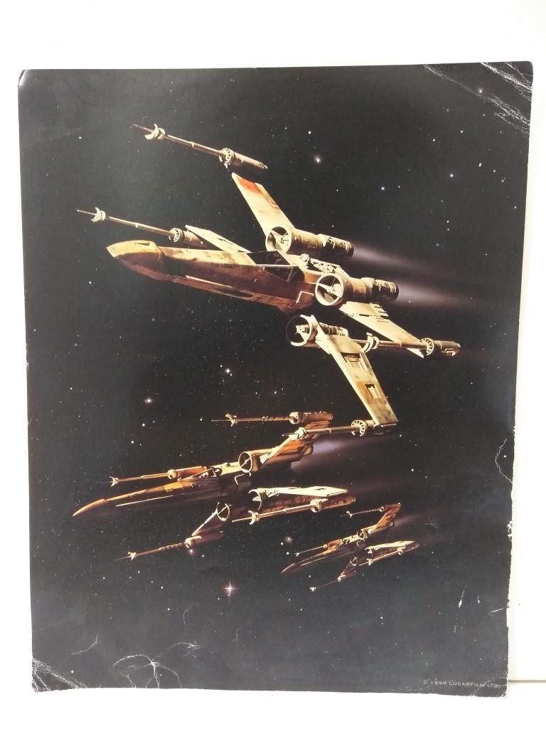 Movie-Card: STAR WARS, Numero 01:  X-Wing Fighters in Attack Formation (Lucas Film 1994)