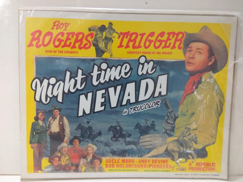 Poster Cine: ROY ROGERS - NIGHT TIME IN NEVADA (1996)