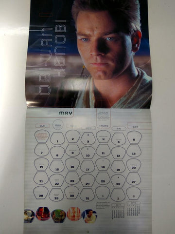 Calendario: CALENDARIO STAR WARS EPISODE I: AÑO 2000 (Golden Turtle 1999)