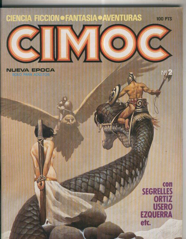 Cimoc revista numero 002: El Mercenario de Segrelles, Hombre sde Ortiz, Usero, Ezquerra