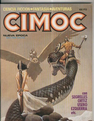 Cimoc revista numero 002: El Mercenario de Segrelles, Hombre sde Ortiz, Usero, Ezquerra