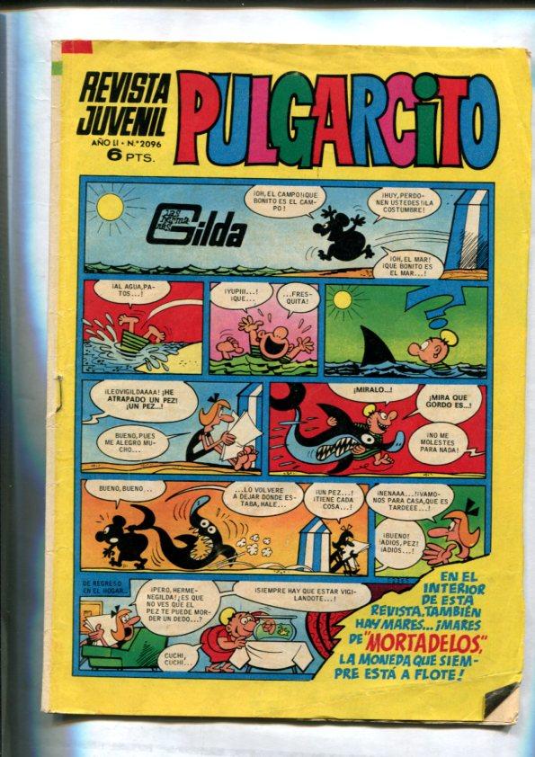 Pulgarcito numero 2096 (falta pagina 25/26 que llevaba los billetes de Mortadelo