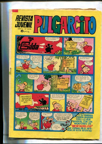 Pulgarcito numero 2098 (falta pagina 25/26 que llevaba los billetes de Mortadelo