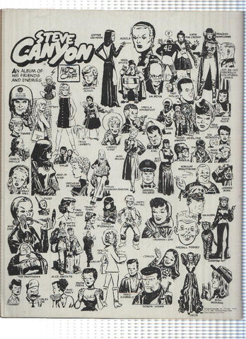 Revista: COMICS REVUE (REVIEW), Numero 30: STEVE CANYON, In Memory Milton Caniff (Manuscript Press 1988)