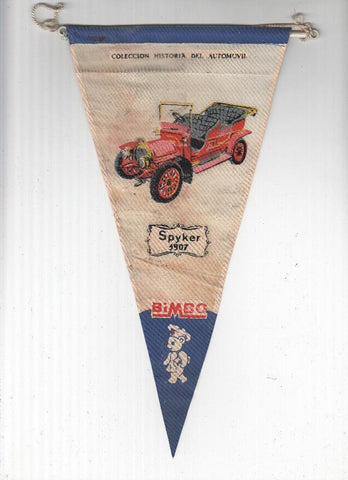 BANDERIN:  Coleccion Historia del Automovil de BIMBO, Numero 07: spyker 1907