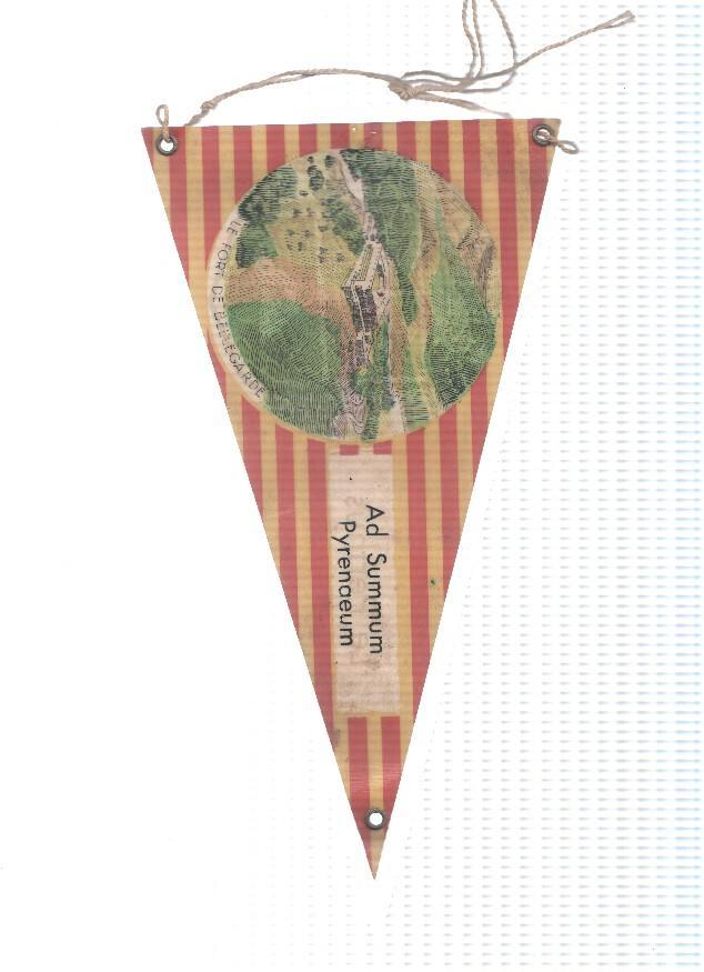 BANDERIN: LE PERTHUS - Le Fort de Bellegarde y Escudo del Pertus