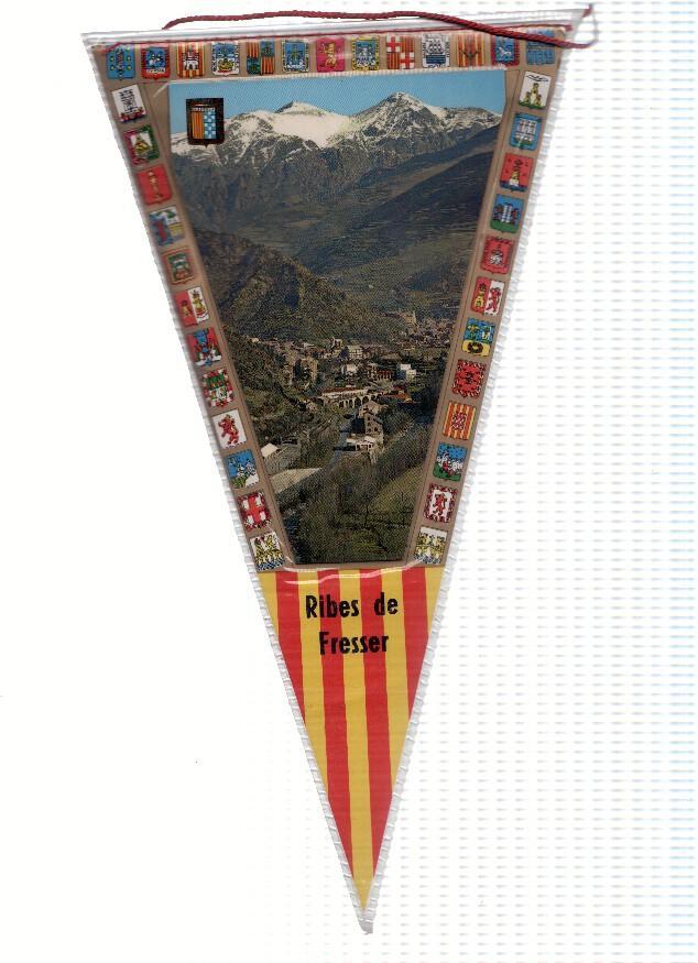 BANDERIN: RIBES DE FRESSER, Girona - Imagen aerea de la localidad de Ribas de Freser