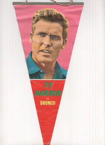 BANDERIN: TY HARDIN - Banderin del Actor en la Serie BRONCO