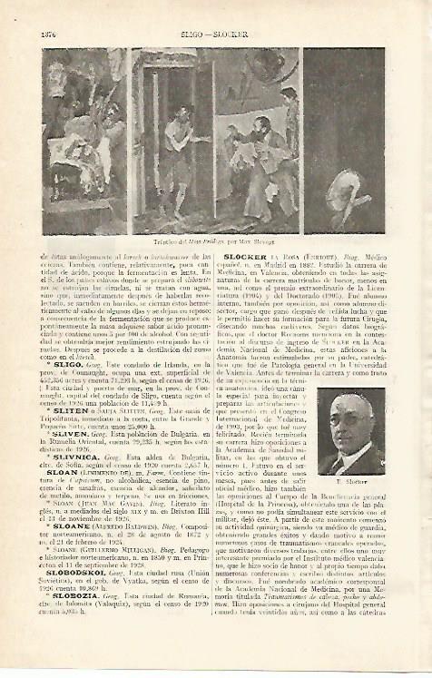 LAMINA ESPASA 14132: Triptico del Hijo Prodigo por Max Slevogt