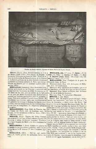 LAMINA ESPASA 17762: Tumba de Mellini