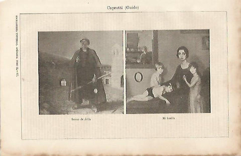 LAMINA ESPASA 8245: Sereno de Avila y Mi Familia por G. Caprotti