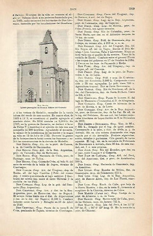 LAMINA ESPASA 3114: Iglesia de Nuestra Señora del Consuelo en Don Benito Badajoz