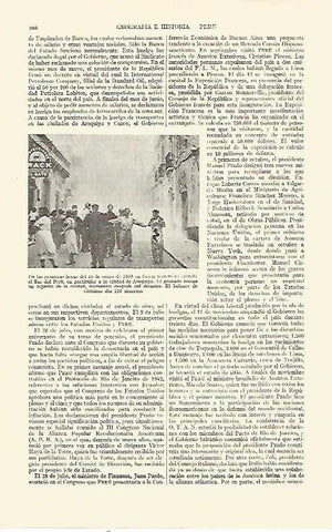 LAMINA ESPASA 21793: Terremoto al sur de Peru en 1958
