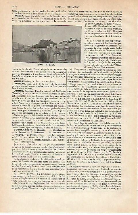 LAMINA ESPASA 21096: Puente de Jubia La Coruña
