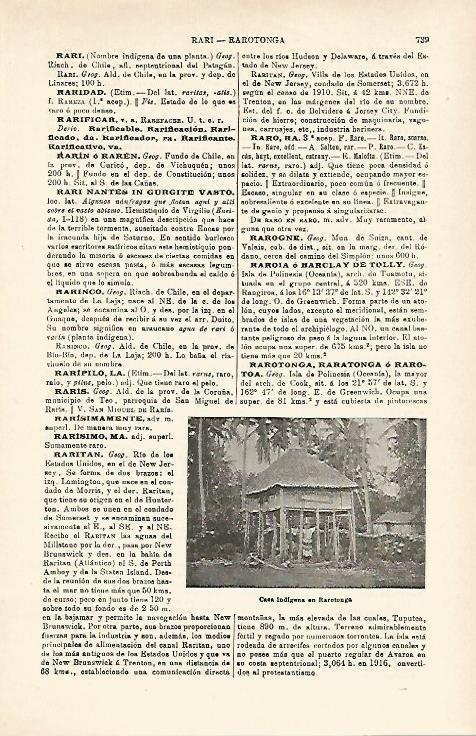 LAMINA ESPASA 15971: Casa en Rarotonga Polinesia