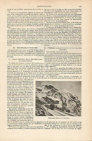 LAMINA ESPASA 5424: Ferrocarril electrico del Jungfrau