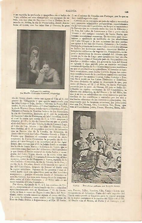 LAMINA ESPASA 24807: Gallegas a la ventana por Murillo