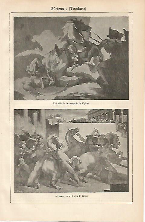 LAMINA ESPASA 24949: Obras de T. Gericault