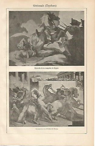 LAMINA ESPASA 24949: Obras de T. Gericault